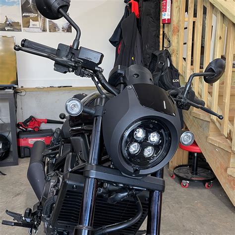 Rebel 1100 Headlight Cowl Picked Up And Installed Today R Hondarebel300