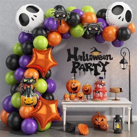 Kit D Arche De Ballons Pour Halloween Kit Arche Ballons Halloween