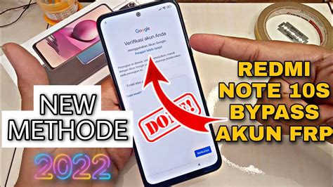 Cara Bypass Frp Redmi Note S New Method Lupa Akun Google Redmi