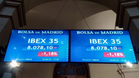 El IBEX Cierra En Rojo En Una Jornada En La Que El Resto De Bolsas