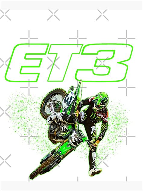 Eli Tomac Et Et Supercross Motocross Champion Gift Poster By