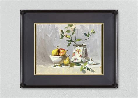 Limoges Spring White Jar And Fruit Kelli Folsom Fine Art