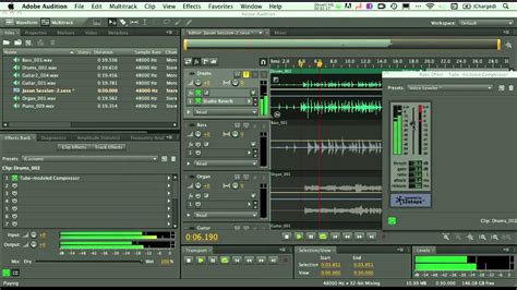 Multitrack Recording Mixing Basics In Adobe Audition For The Mac