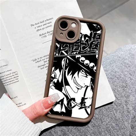 Hontinga For Infinix Smart 9 Hot 50i Back Cover Anime Luffy Pattern Case Ladder Soft Rubber
