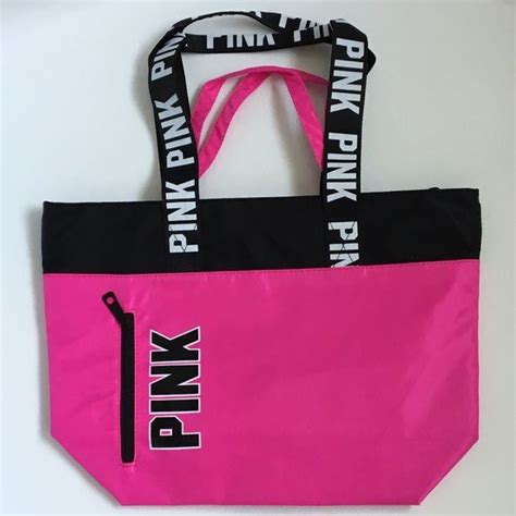 24💋new Victorias Secret Love Pink Hot Pink Tote Victoria Secret Pink Bags Pink Tote Secret