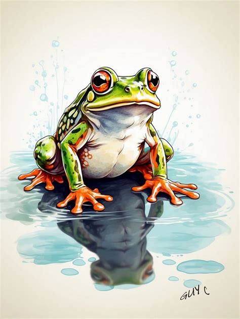 INK AND WATER PAINTING! in 2024 | Animal drawings, Animals beautiful ...