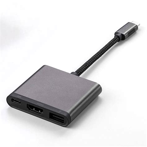 Adaptateur En Cable Usb C Cm Vers Hdmi Male Et Usb Et Pd Usb