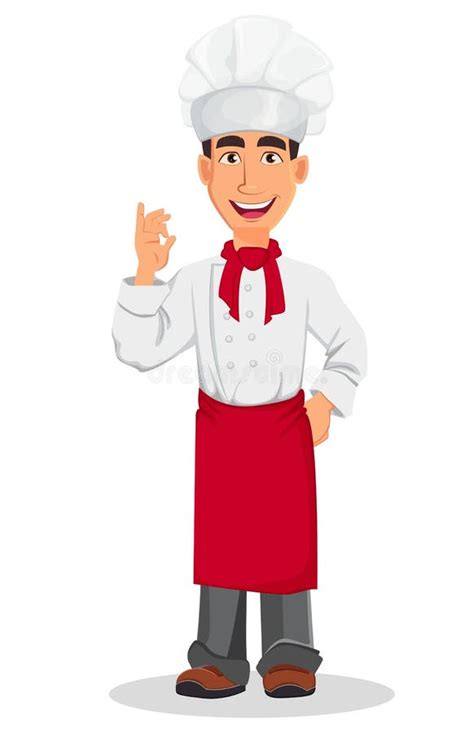 Chef Cartoon Ok Sign Stock Illustrations Chef Cartoon Ok Sign