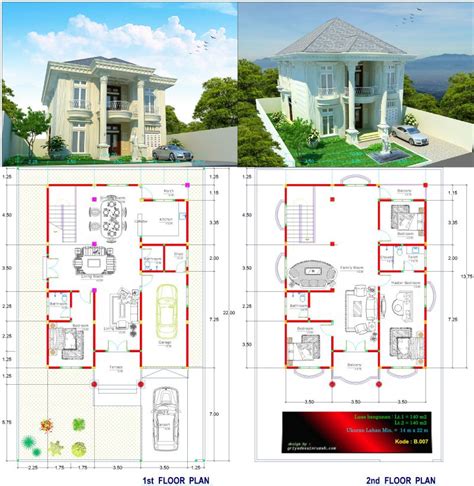 Gambar Rumah Mewah Mediteran Eropa 2 Lantai Di Jakarta