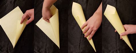 How To Make A Cone Out Of Paper Origami