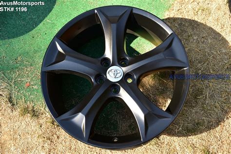 Toyota Venza 20 Oem Wheels Camry Avalon Rav4 Black Lexus Is300 G300