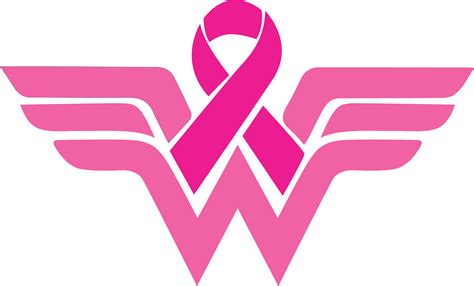 Breast Cancer Wonder Woman Svg Pink Ribbon Svg Breast Canc Inspire