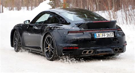 Spoiler Alert New Porsche 911 Turbo Spied With Classic Ducktail