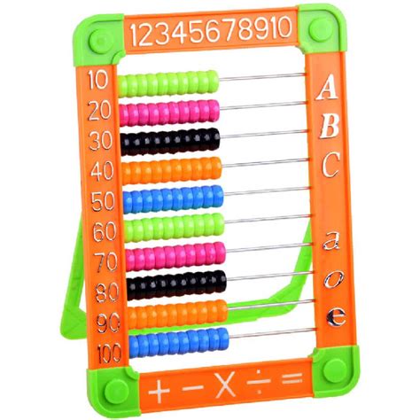 Ábaco Para Niños Juego Didáctico De Conteo Para Matemáticas De Plástico Con 100 Cuentas