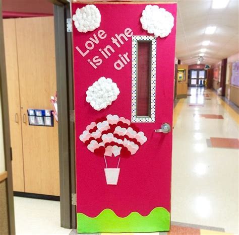 My Classroom Valentines Day Door Love Is In The Air Valentine Door Decorations Valentines