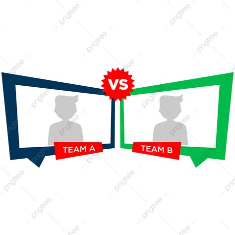 Formato De Vector De Plantilla De Equipo A Vs B Png Equipo Versus