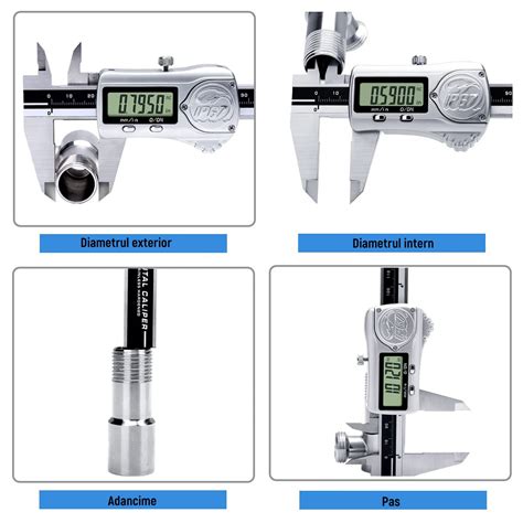 Subler Electronic Mm Impermeabil Display Digital Dispozitiv De