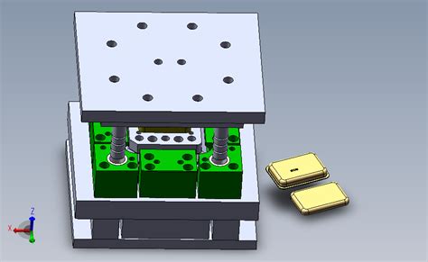 方壳旋切模具 SOLIDWORKS 2016 模型图纸下载 懒石网