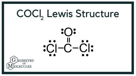 COCl2 Lewis Structure (Phosgene) | Molecules, Lewis, Understanding