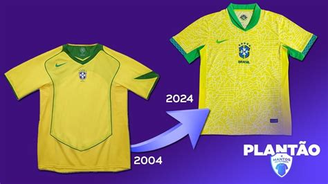 Camisa Do Brasil 202425 Peças Da Nike Para A Temporada PlantÃo Mdf