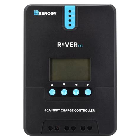 Renogy Rover Pg 40 Amp Mppt Solar Charge Controller Ctrl Rvrpg40 The Home Depot