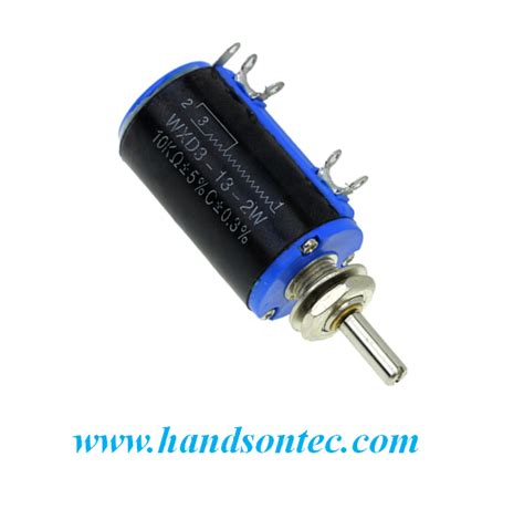 Wxd Multi Turn Wire Wound Potentiometer K Handson Tech