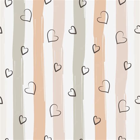 Premium Vector Hand Drawn Striped Seamless Pattern For Background