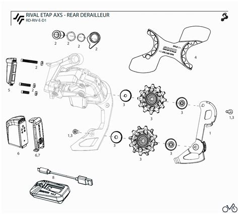 Sram Sram RIVAL ETAP AXS REAR DERAILLEUR Ersatzteile Online Kaufen