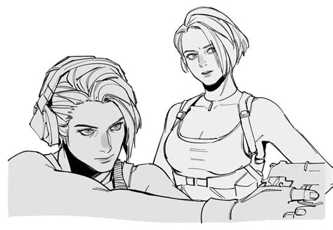 Jill Valentine Resident Evil And 1 More Drawn By Oimo Oimkimn