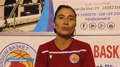 Rhodigium Basket Giulia Pegoraro Alla Vigilia Del Torneo Di Bolzano