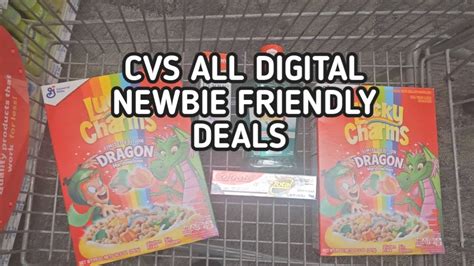 Cvs All Digital Newbie Friendly Deals Couponing Deals Cvs Youtube