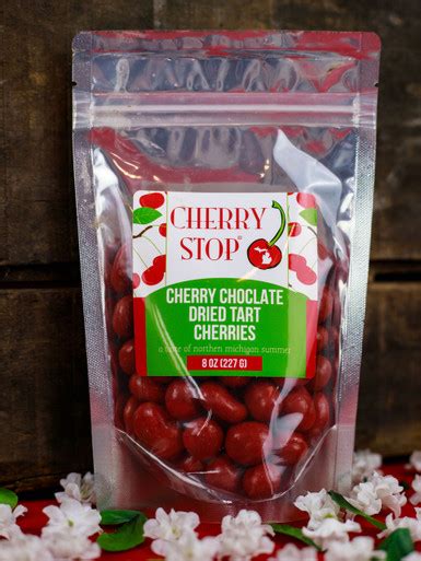 Cherry Red Chocolate Covered Dried Tart Cherries