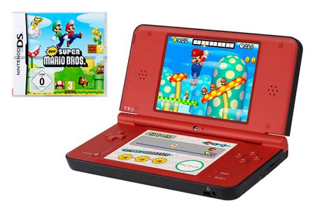 Console R Trogaming Nintendo Dsi Xl Rouge New Super Mario Bros Dsi Xl