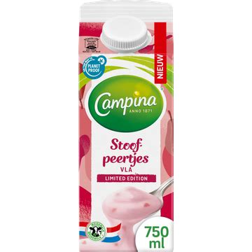 Campina Stoofpeertjes Vla Limited Edition 750ml Bestellen Zuivel