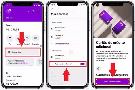 Como pedir outro cartão Nubank Saiba solicitar pelo aplicativo