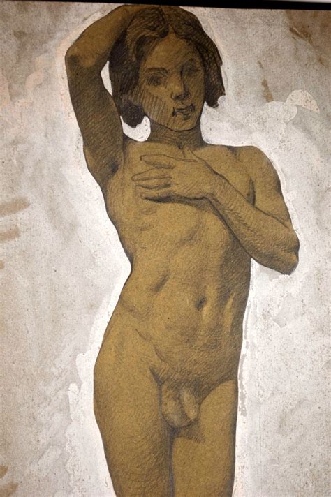 Victor Rene Livache 1872 1944 Atelier Livache Standing Nude Ephebe Academic Nudes Of The