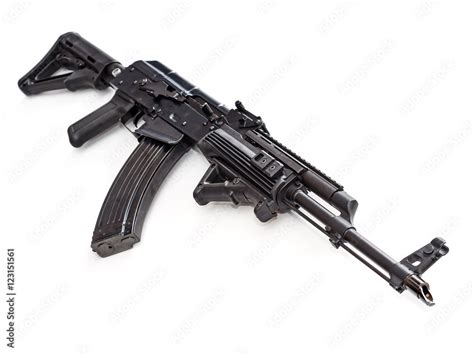 Tactical custom built AK-47 rifle Stock Photo | Adobe Stock