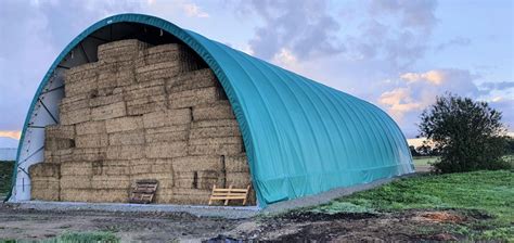 Fodder storage shed, Storage for hay & straw bales | SHELTERALL®