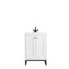 James Martin Vanities Chianti 24 In Single Vanity In Glossy White