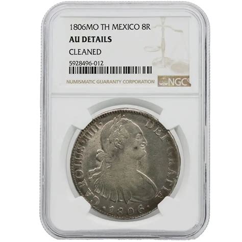 Mo Th Mexico Reales Ngc Au Details Cv Coins Collectables