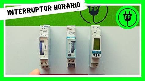 Características y programación de INTERRUPTOR HORARIO ANALÓGICO RELOJ