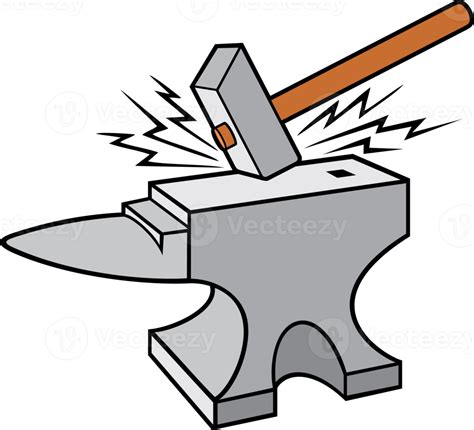 Anvil And Hammer Blacksmith Png Design 8513823 Png