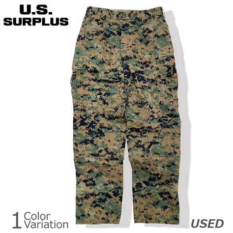 ミリタリーショップ専門店 SWAT U S SURPLUSUSサープラス 米軍放出中古品 海兵隊 MARPAT TROUSER