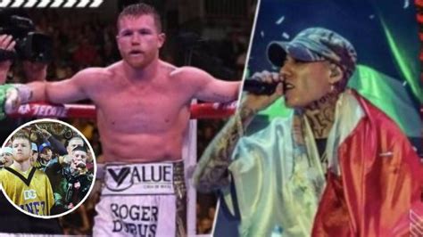 “por Mi México” Cantó Santa Fe Klan Al Acompañar Al Canelo En Su Camino Al Ring La Silla Rota