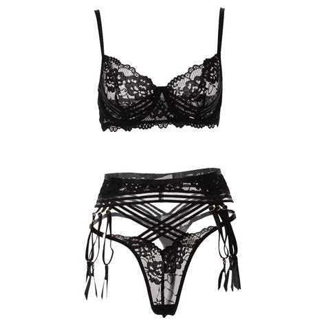 Aayomet Lingerie Set Women Cute Lingerie Set Lace Strappy Camis And