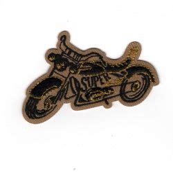 Patch Ecusson Thermocollant Moto Vintage Super 3 X 6 Cm