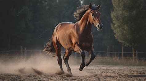 土の上を走る馬 走っている馬の写真 うま 動物背景壁紙画像素材無料ダウンロード Pngtree