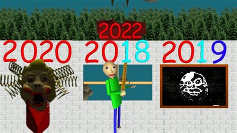 The Evolution Of Baldis Basics 2018 2023 Youtube