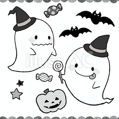 ハロウィン イラスト 白黒 200482 ハロウィン イラスト 手書き 白黒