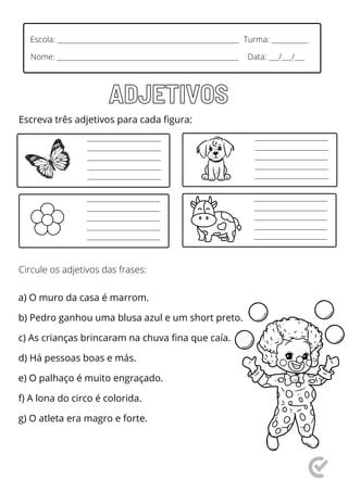 Exercicio Adjetivo 3 Ano - atividades-de-portugues-para-3-ano-1.pdf